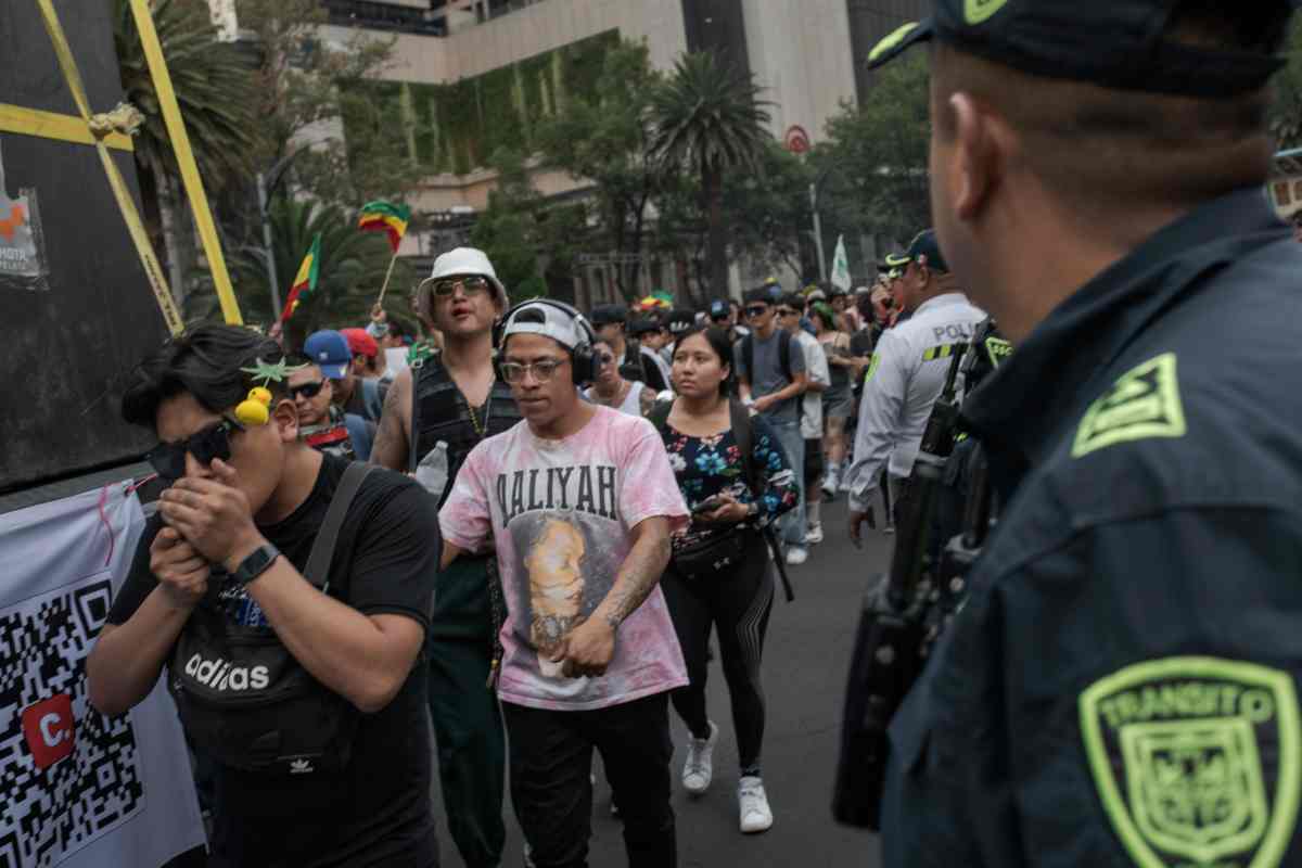 Consumo de marihuana en CDMX y policía
