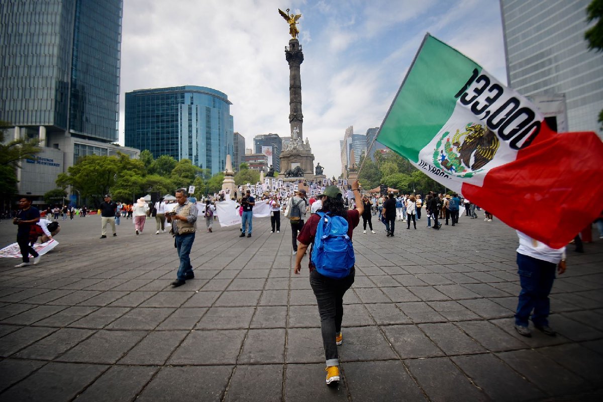 Más de 130 mil personas desaparecidas en México. 