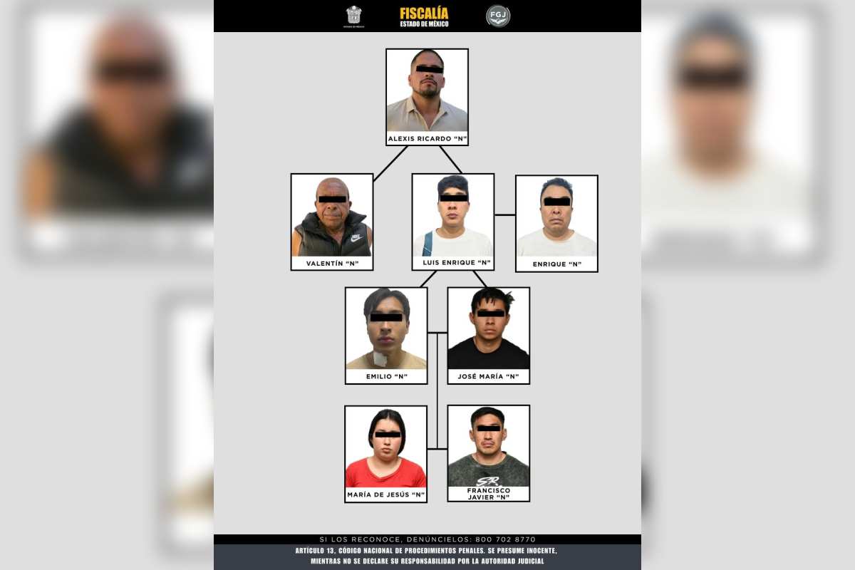 Detienen a presuntos integrantes de "Los Julios", vinculados al homicidio de familia en Azcapotzalco