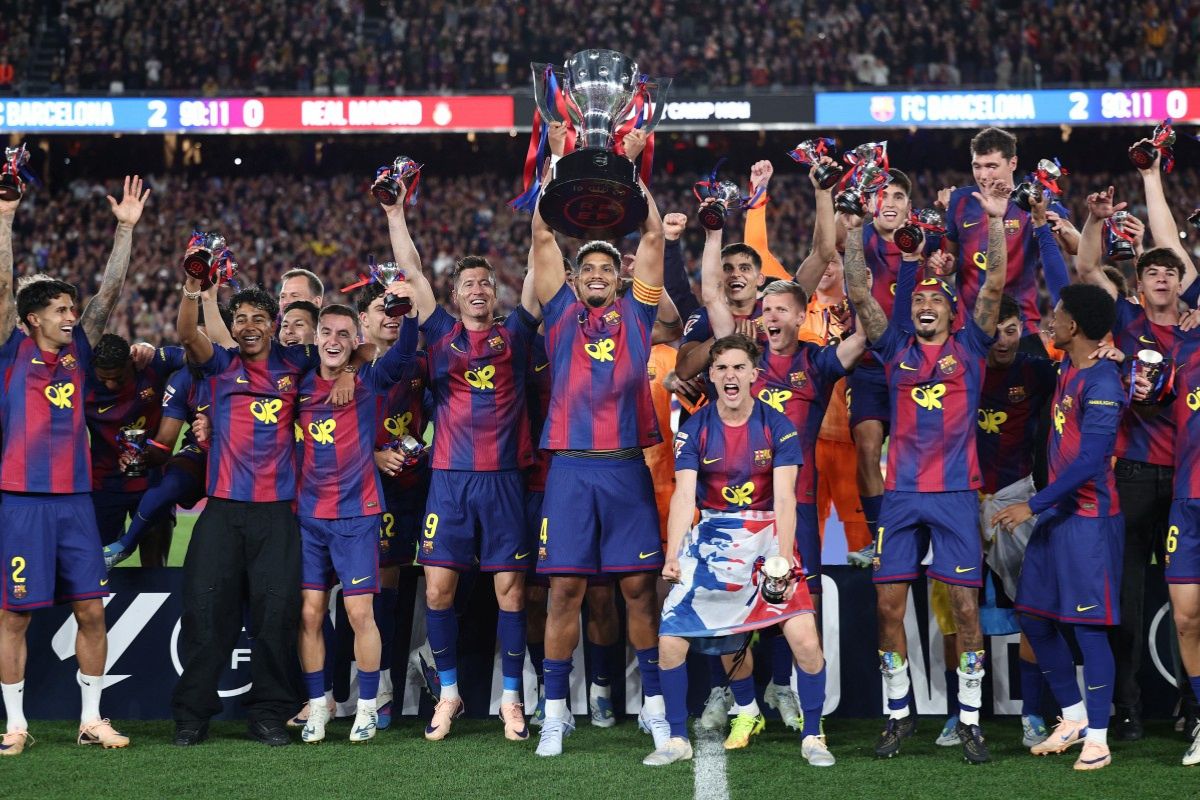 El Barcelona se corona campeón de Liga ante el Real Madrid