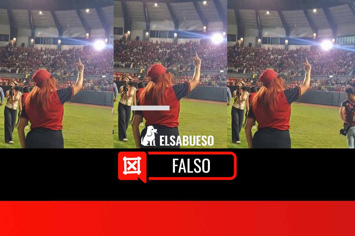 La gobernadora de Campeche no ofendió a aficionados al beisbol; la imagen fue alterada con IA