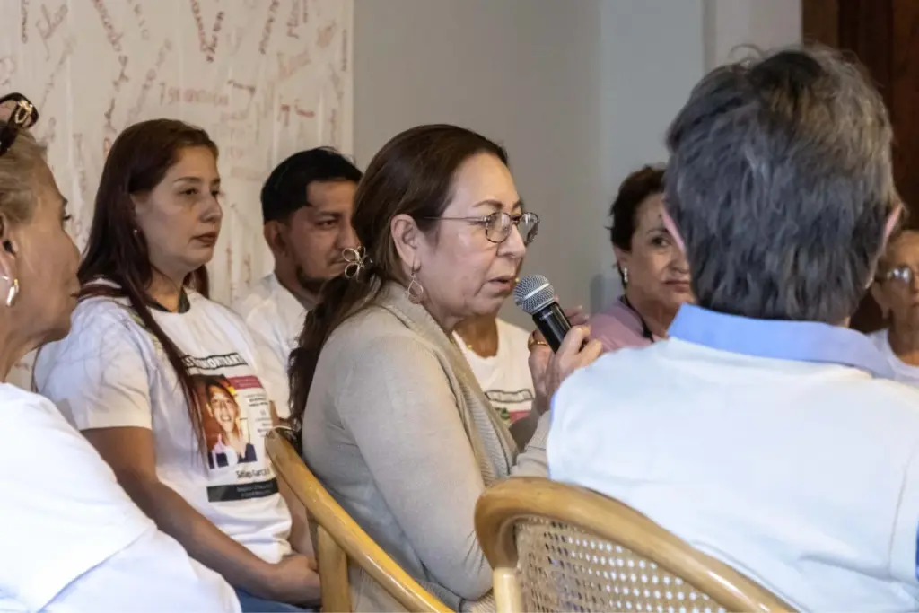 Ana Enamorado dijo que compartir fichas de búsqueda presiona a las autoridades.