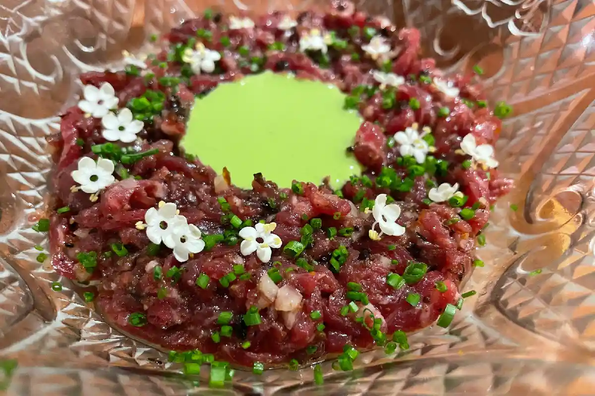 tartar de cecina de Wagyu
