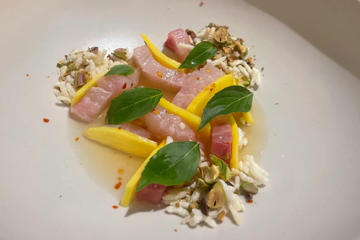 Crudo de pesca del día del restaurante Gaba