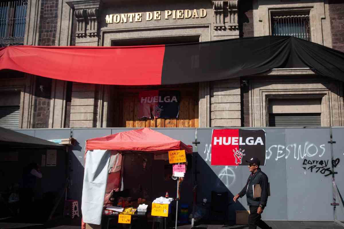 Huelga en Monte de Piedad cumple 7 meses; institución acepta propuesta de Secretaría del Trabajo, pero sindicato no