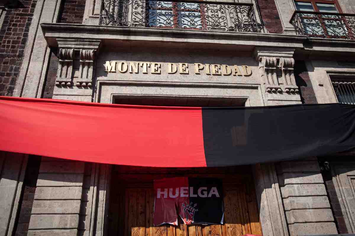 Huelga en Monte de Piedad cumple 7 meses