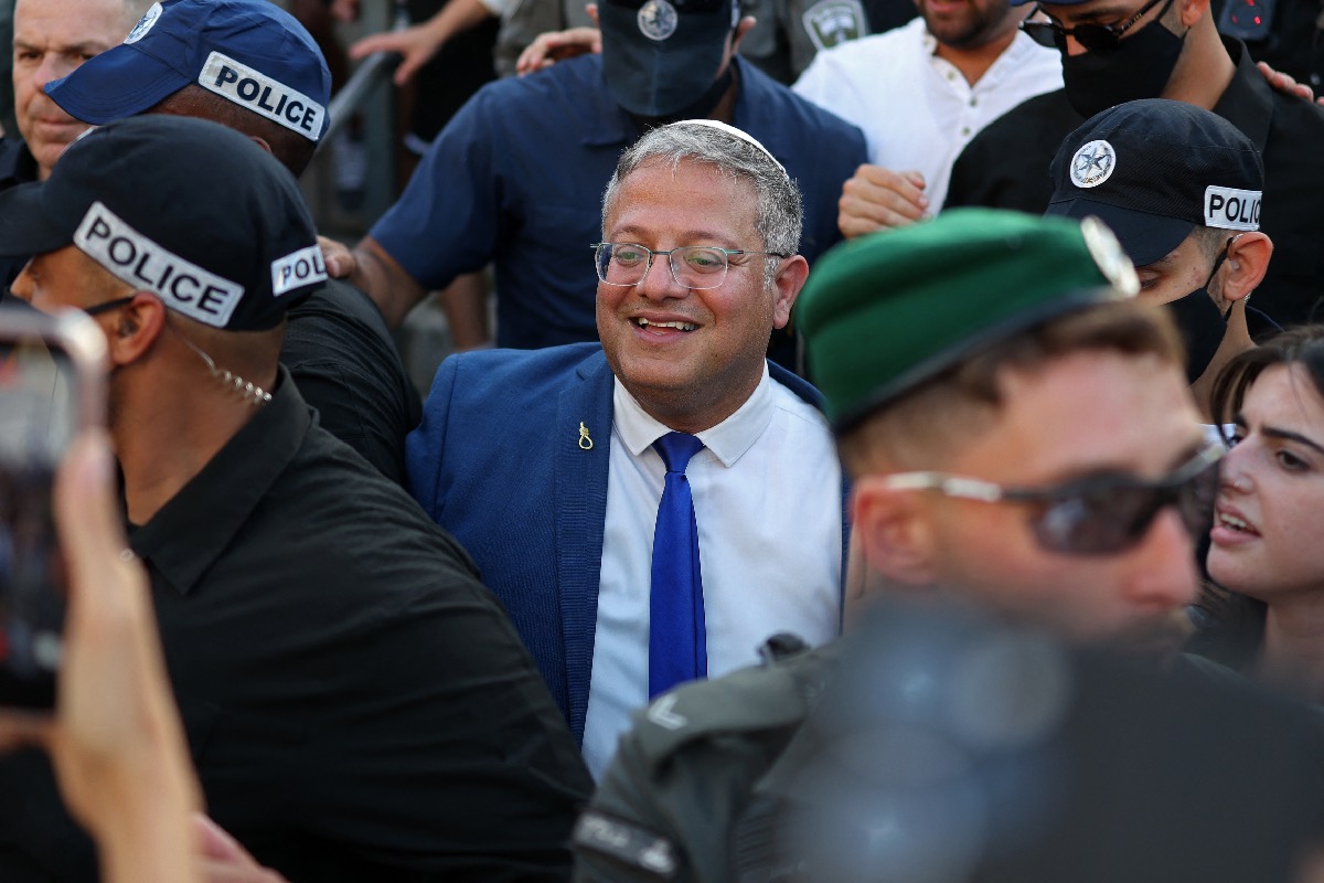 Itamar Ben-Gvir, ministro de Seguridad de Israel mensaje bienvenidos a Israel