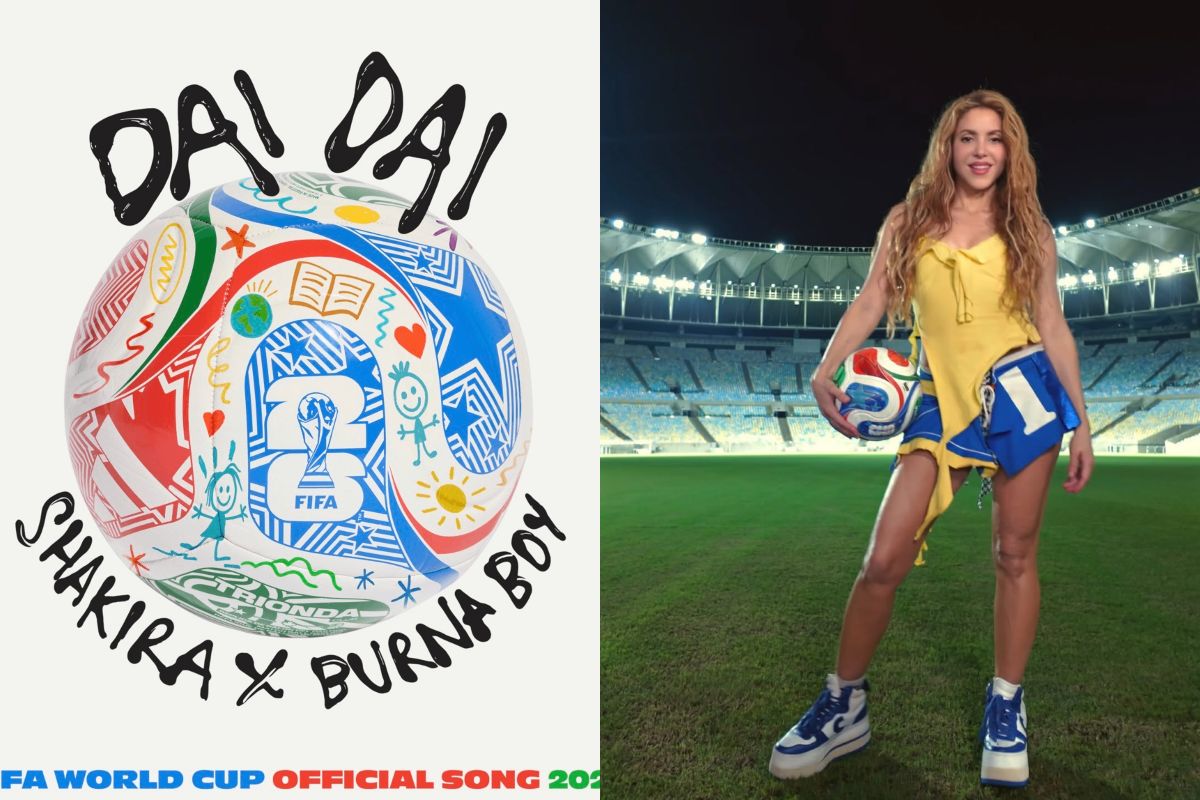 Shakira lanzará "Dai Dai" como canción oficial del Mundial 2026