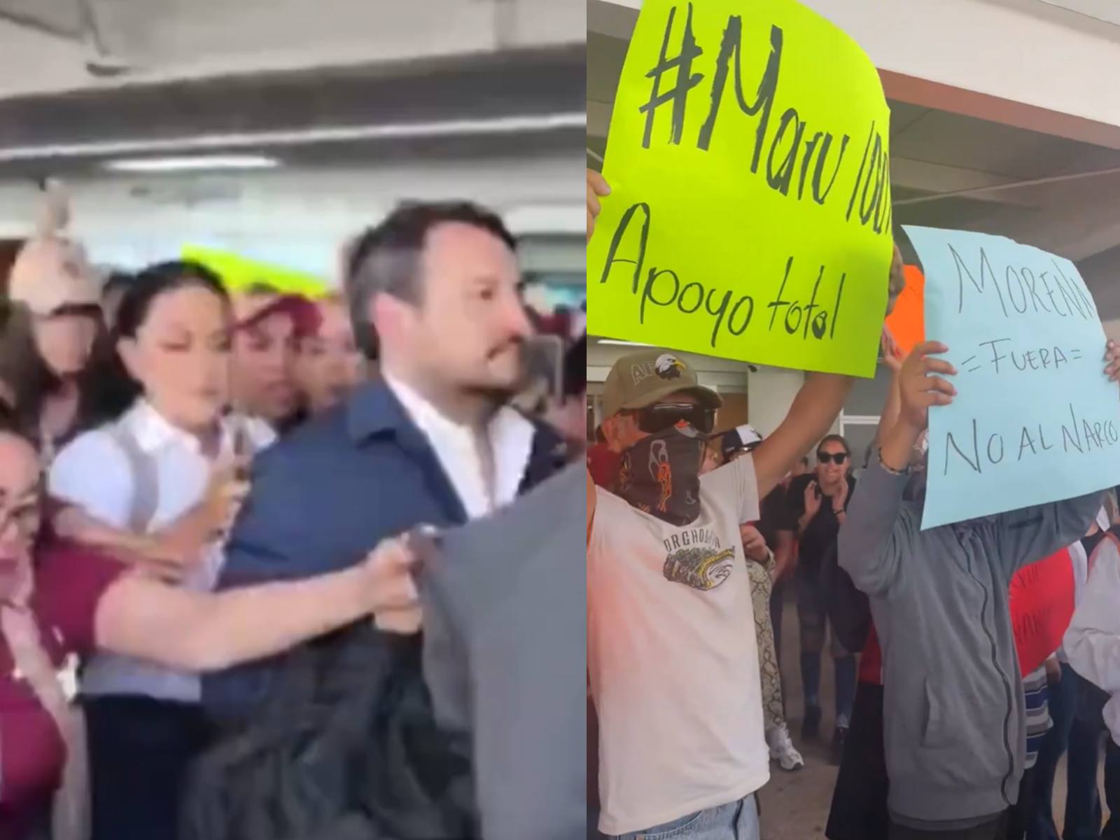 protestas contra andy lópez y ariadna montiel chihuahua