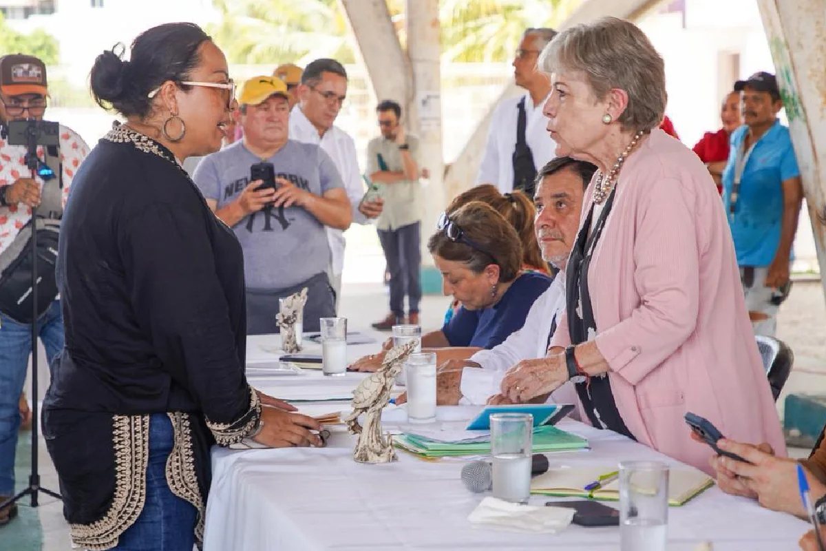 Alicia Bárcena abrió diálogo en Mahahual