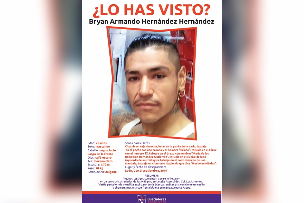 Ficha de Búsqueda de Bryan Armando