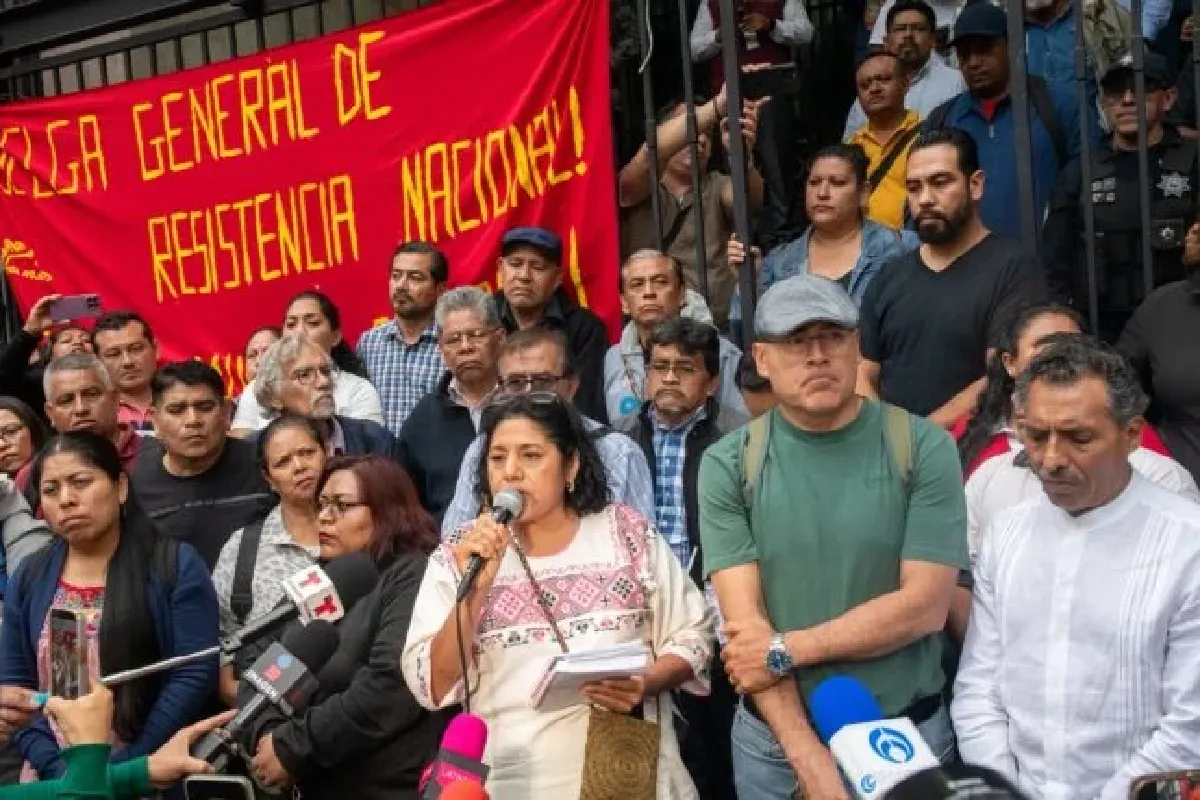 CNTE acuerda mantener plantones y movilizaciones en CDMX; “son insuficientes respuestas del gobierno”