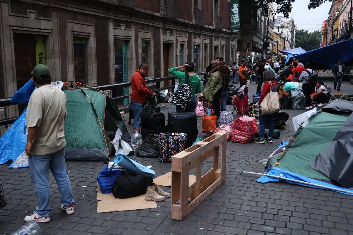 CNTE declara receso y retira campamentos de calles del Centro Histórico; advierten que regresarán 