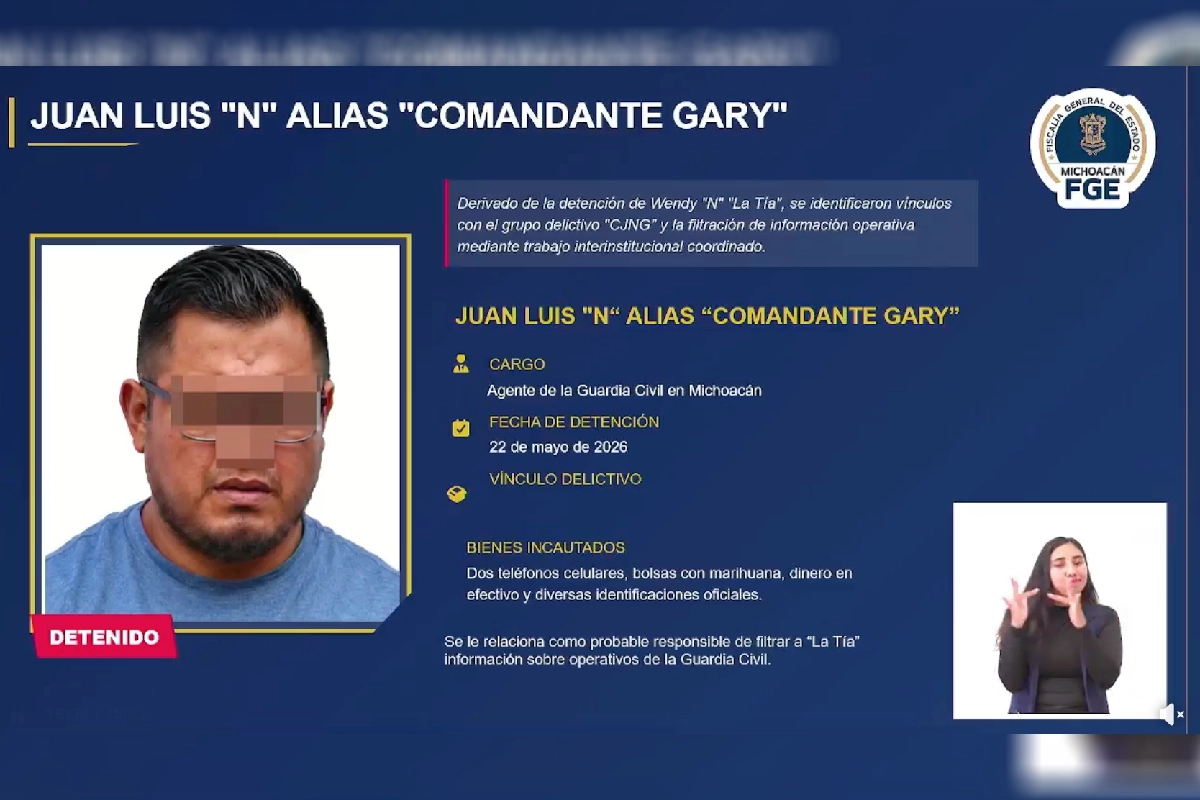 Caso Carlos Manzo: detienen a exfuncionario de la Fiscalía de Michoacán y a agente de la Guardia Civil
