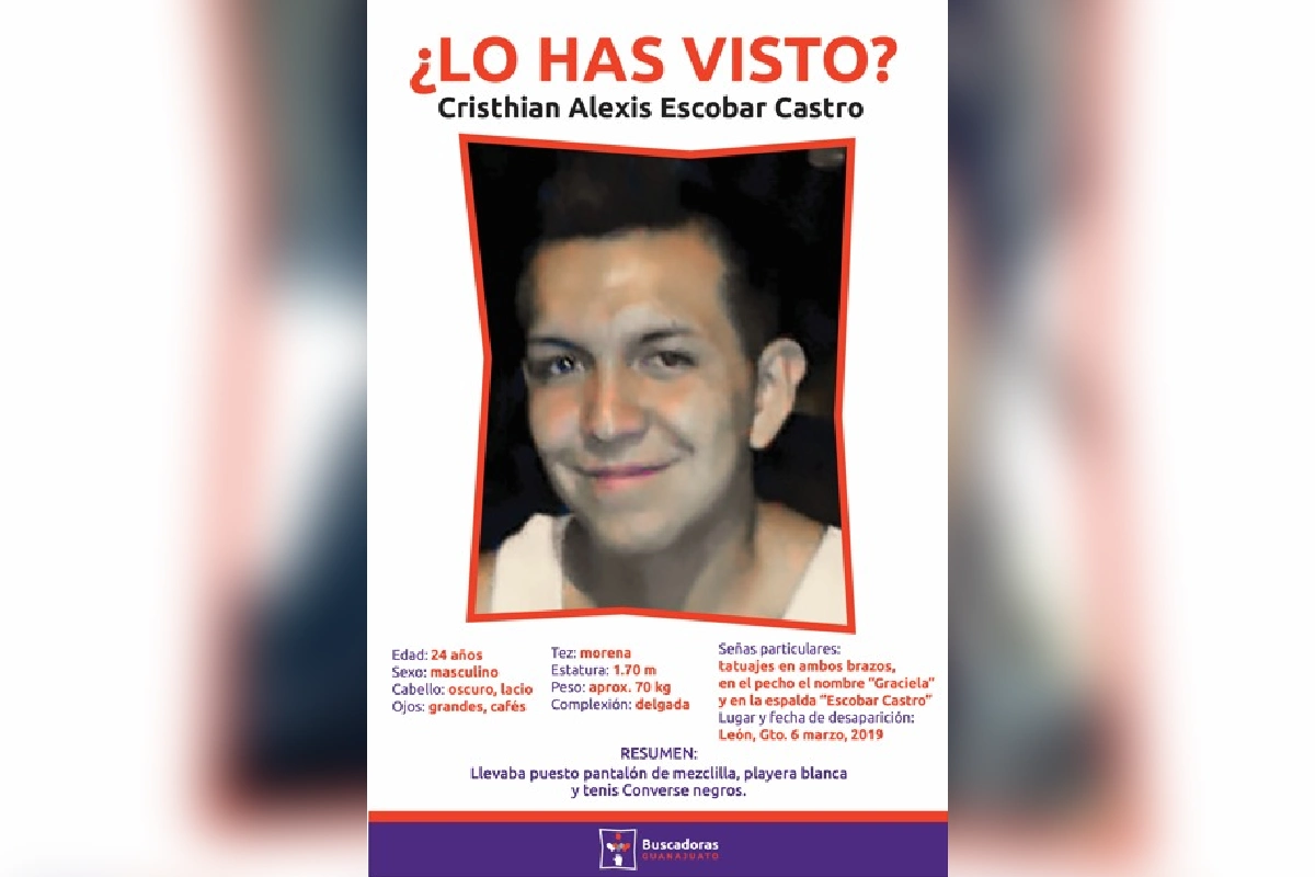 Ficha de Búsqueda de Cristhian Alexis