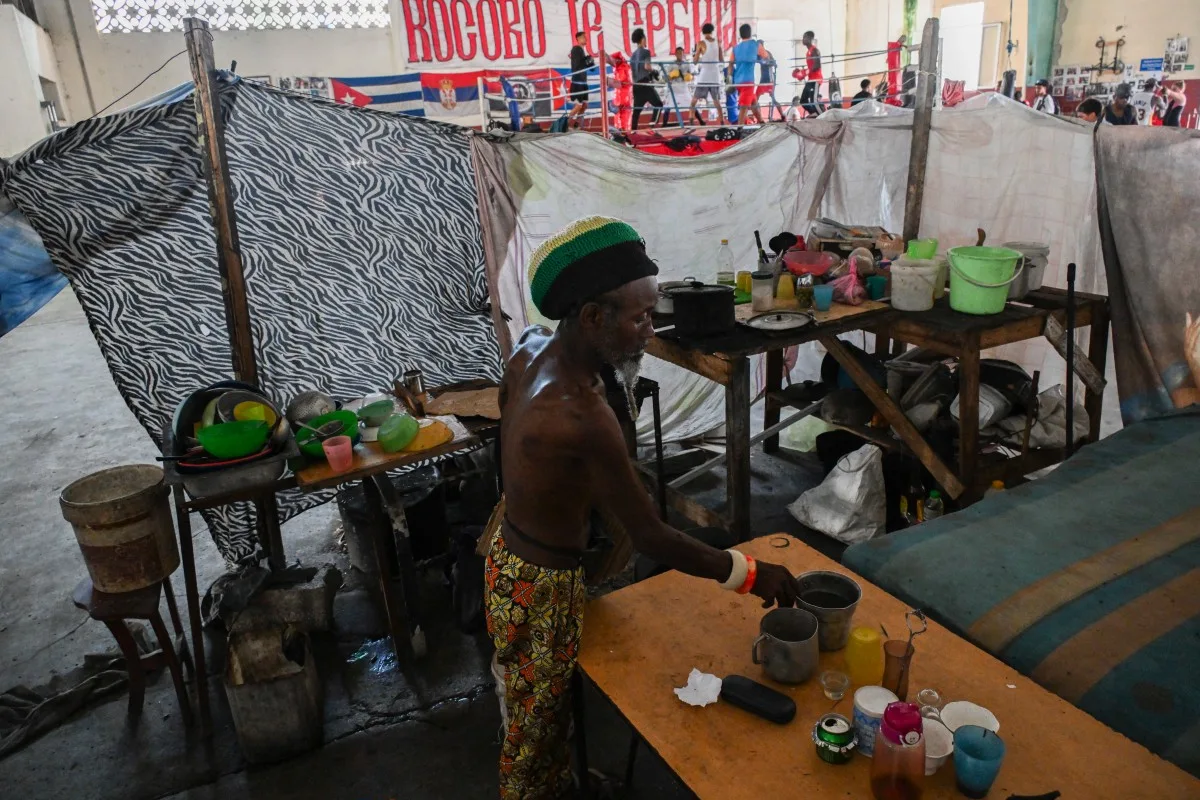 Cuba crisis economica sin hogar gimnasio 2