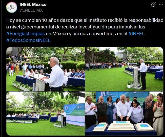 Diez años de einvestigación de energía limpia del INEEL