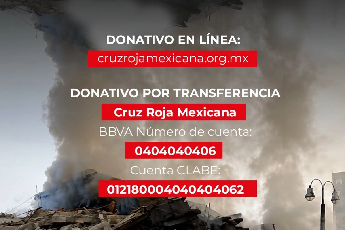 Cuentas de donativos Cruz Roja 