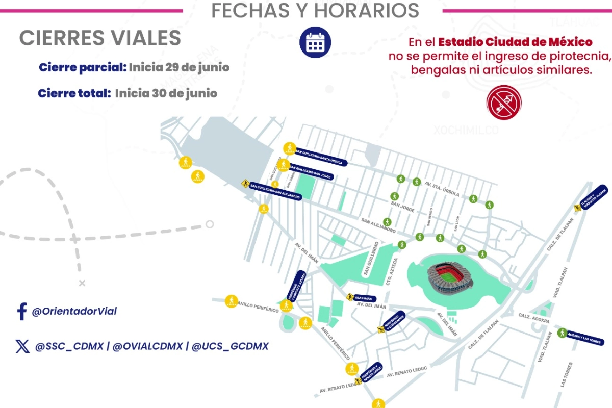última milla del estadio ciudad de méxico 