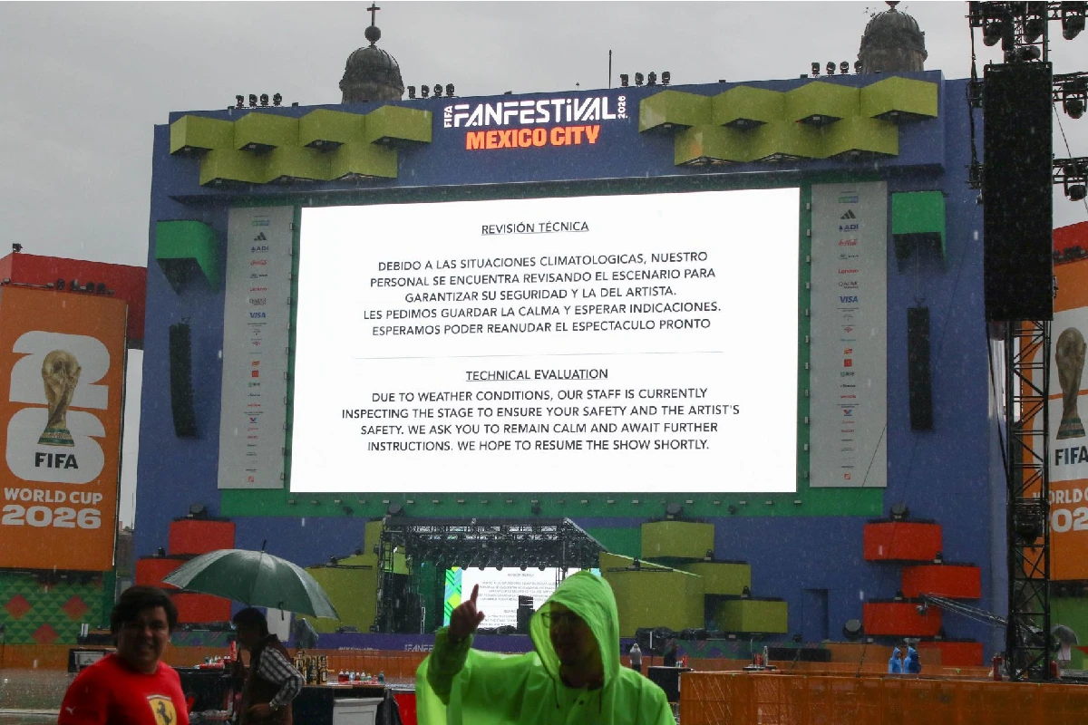 FIFA Fan Fest: ante tormentas, CDMX cancela transmisión; Monterrey suspende actividades