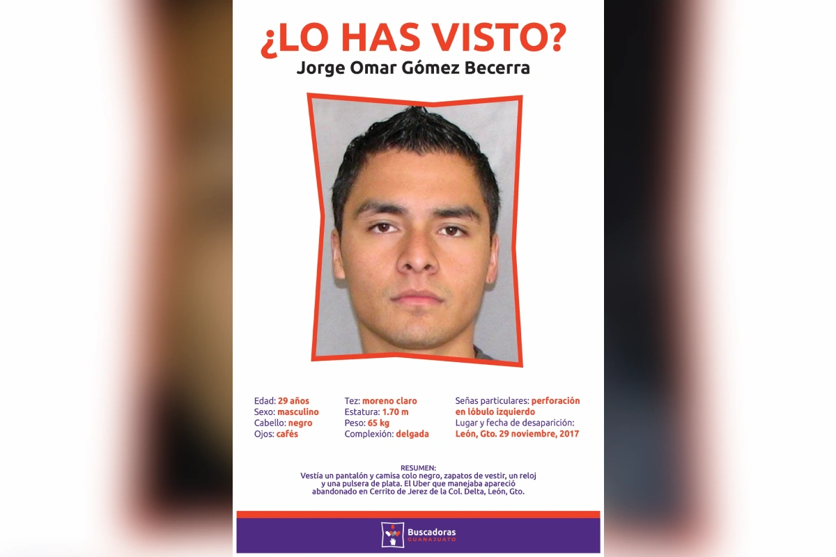 Ficha de búsqueda de Jorge Omar.