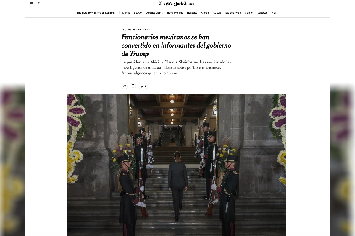 Gobierno de Tamaulipas niega señalamientos contra Américo Villarreal tras reportaje de The New York Times