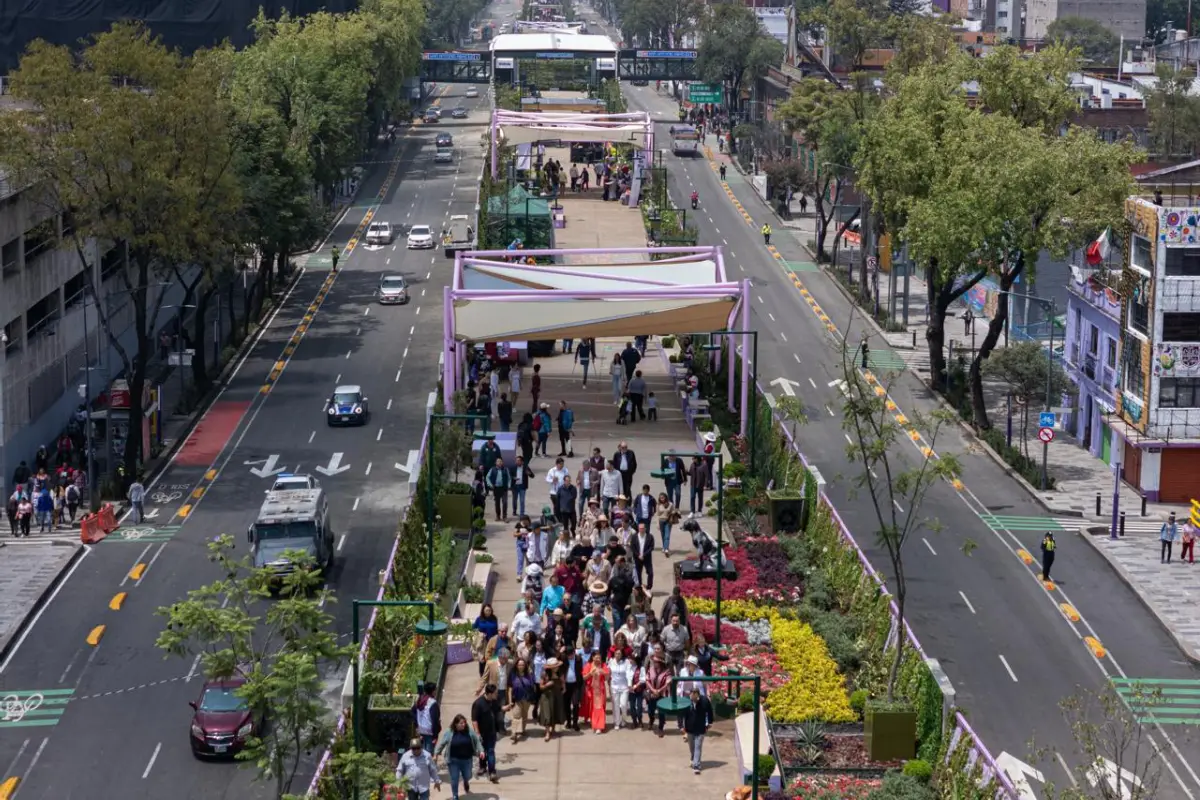 Las obras por la Calzada Elevada de Tlalpan causaron afectaciones a la ciudadanía.