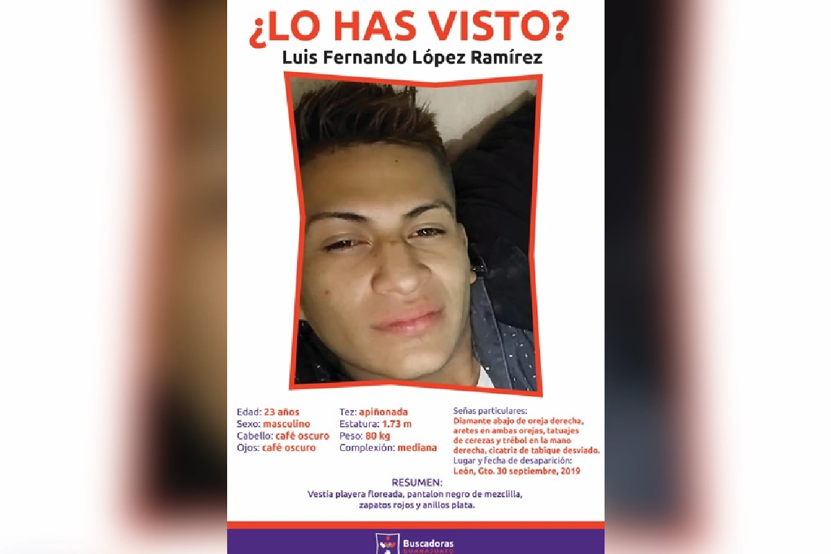 Ficha de búsqueda de Luis Fernando López