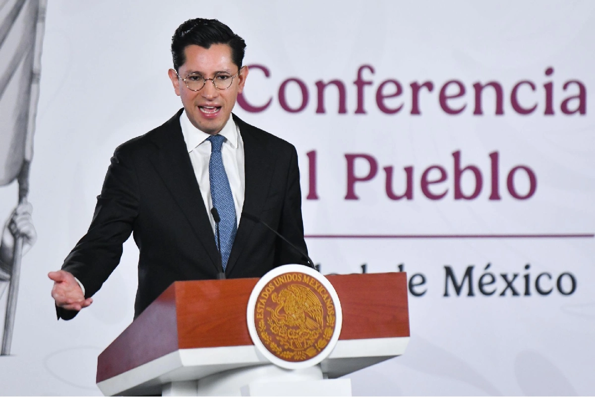 Secretario de relaciones exteriores en conferencia de prensa matutina