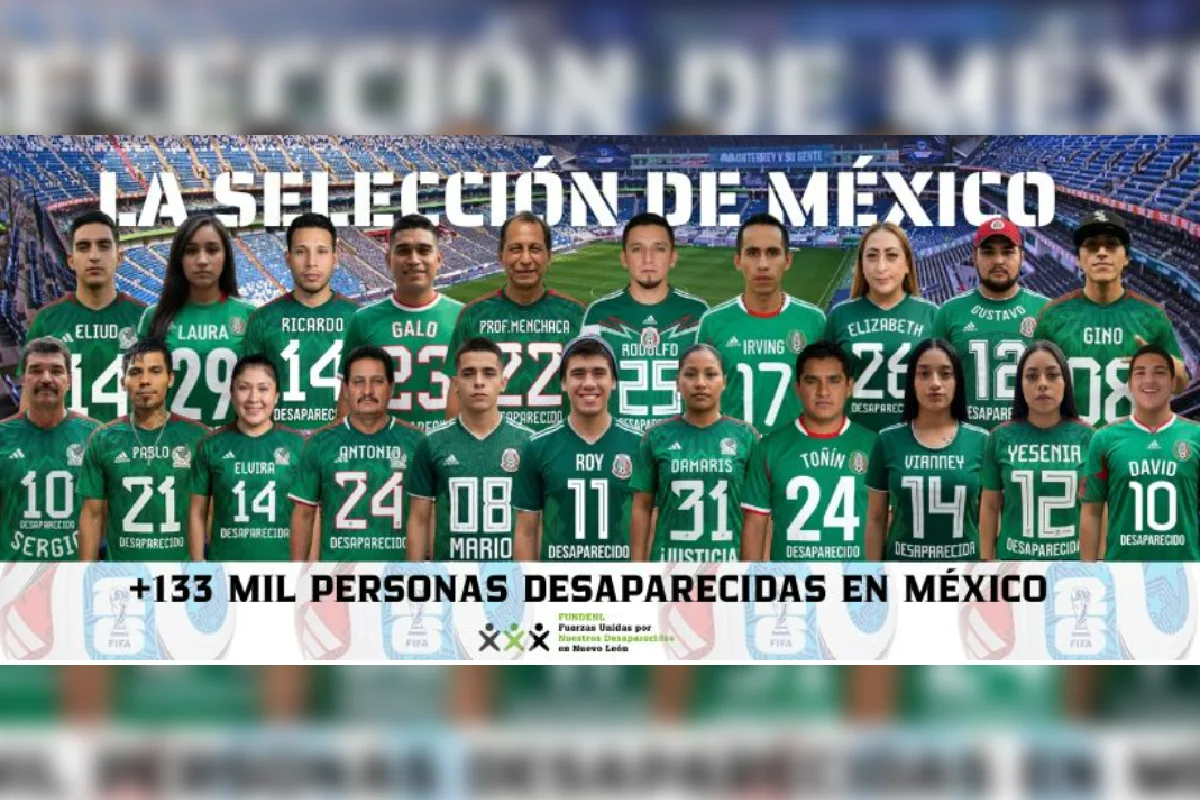 Selección mexicana desaparecidos