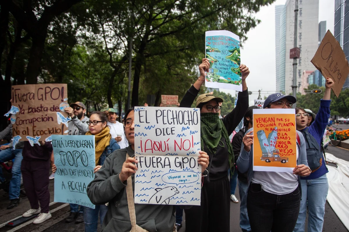 Sheinbaum asegura que planta de amoníaco en Topolobampo está al 95 %; defiende consulta pública pese a protestas