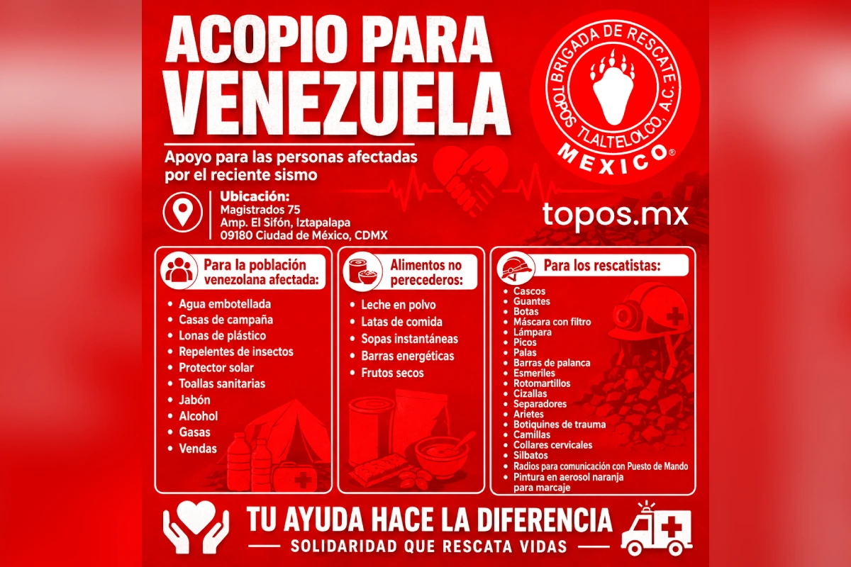 Publication Centros de Acopio de Topos México con insumos que reciben