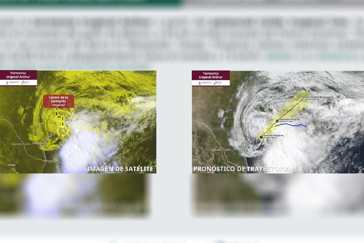 Tormenta tropical Arthur se forma en el Golfo; no hay riesgo para México pero en EU advierten inundaciones