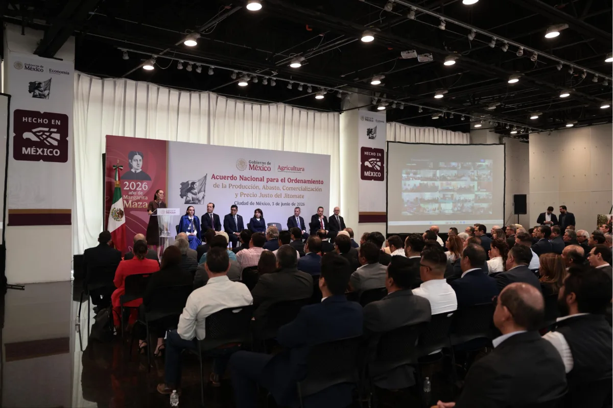 Acuerdo para bajar el precio del jitomate busca conectar a productores con compradores directos, explica Sheinbaum