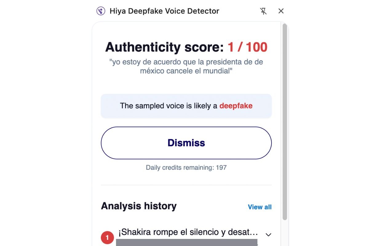 Circula en redes sociales un video en el que Shakira afirma estar de acuerdo con cancelar el Mundial en México por motivos de inseguridad. Sin embargo, es falso: el audio fue generado con inteligencia artificial.