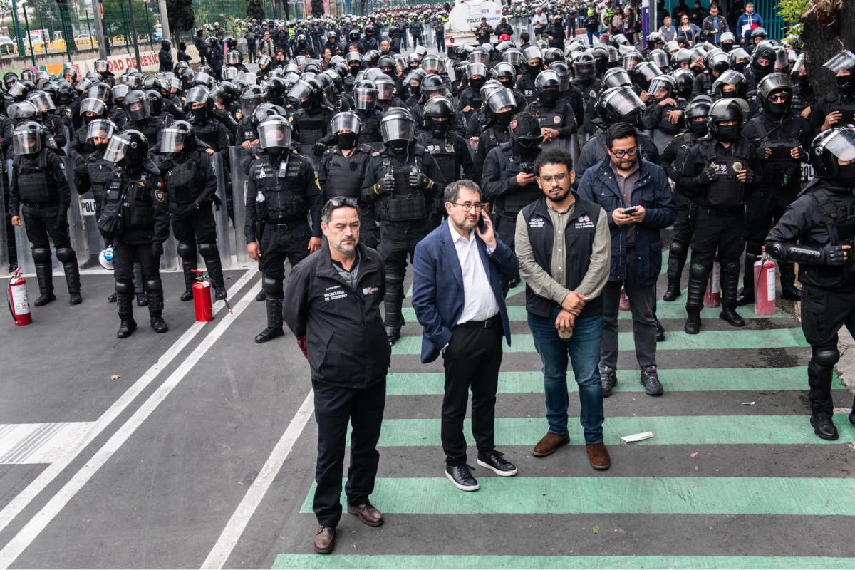 César Cravioto, secretario de Gobierno, supervisó el operativo