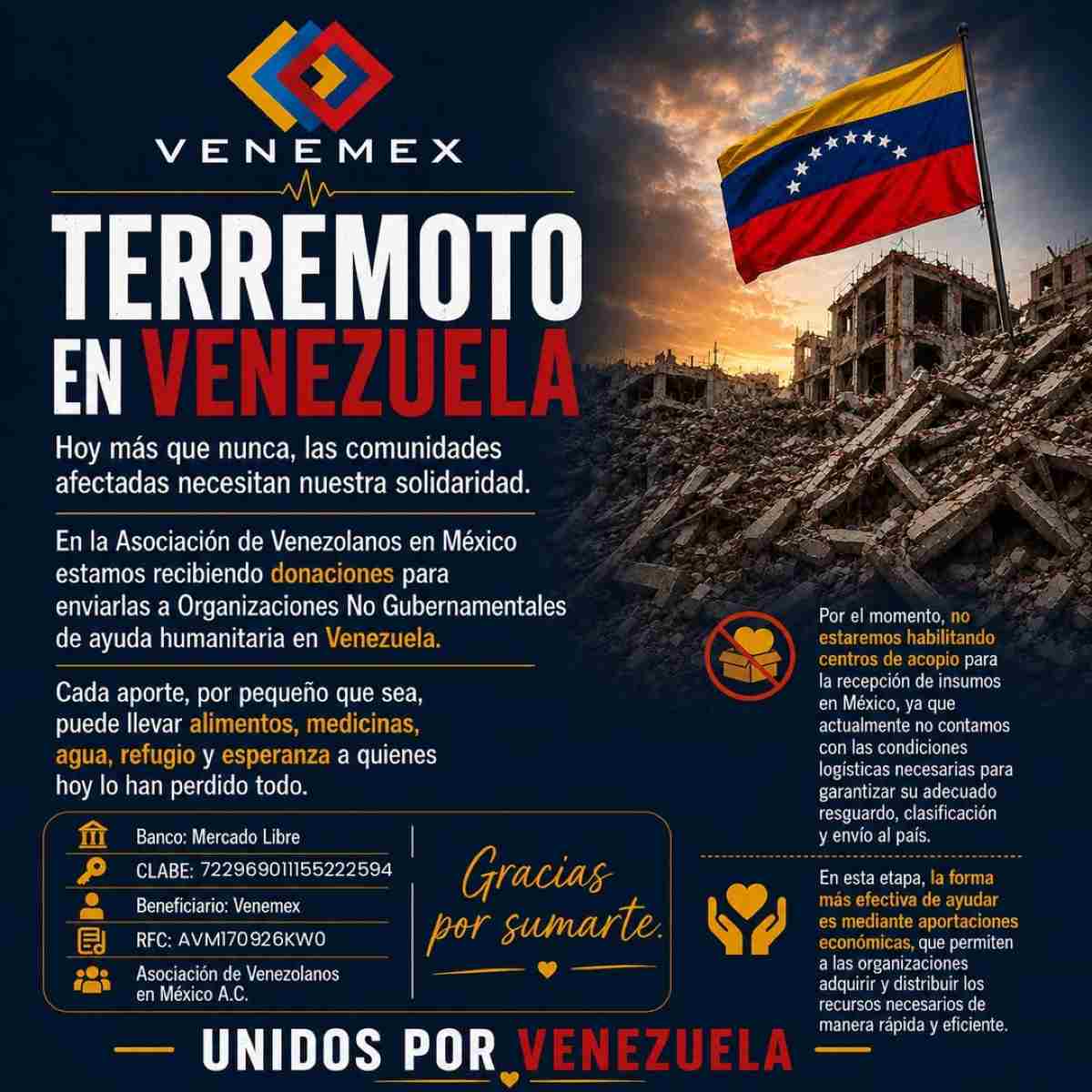 como ayudar a venezuela desde México