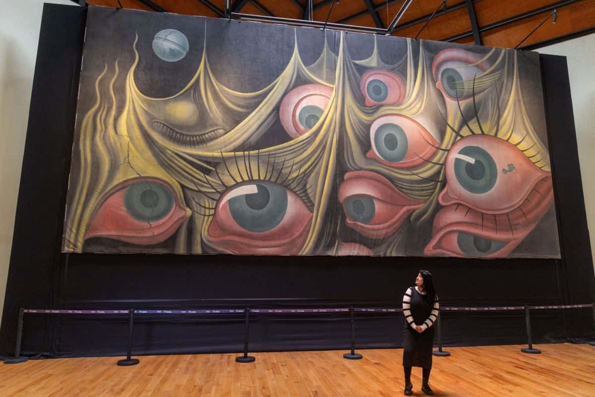 dali escenografia de un sueño expo lienzo Spellbound Alfred Hitchcock