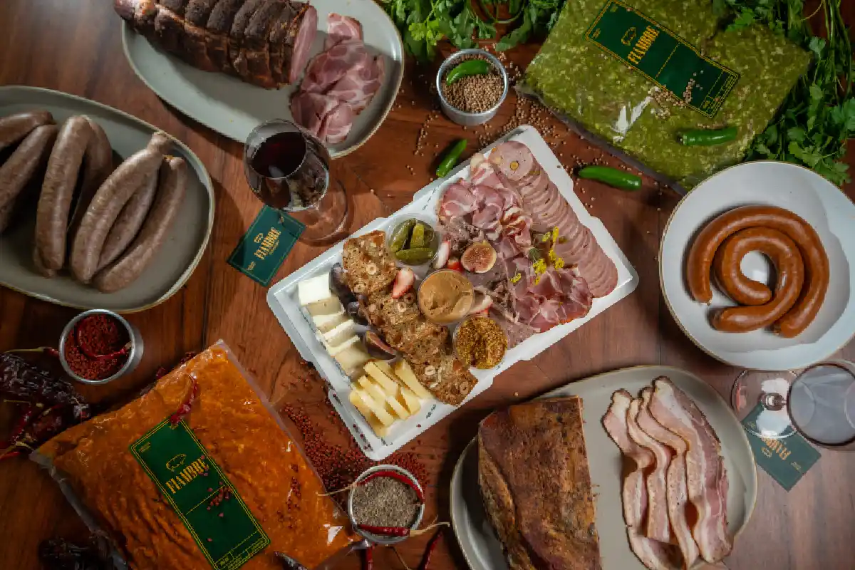 mesa de charcutería
