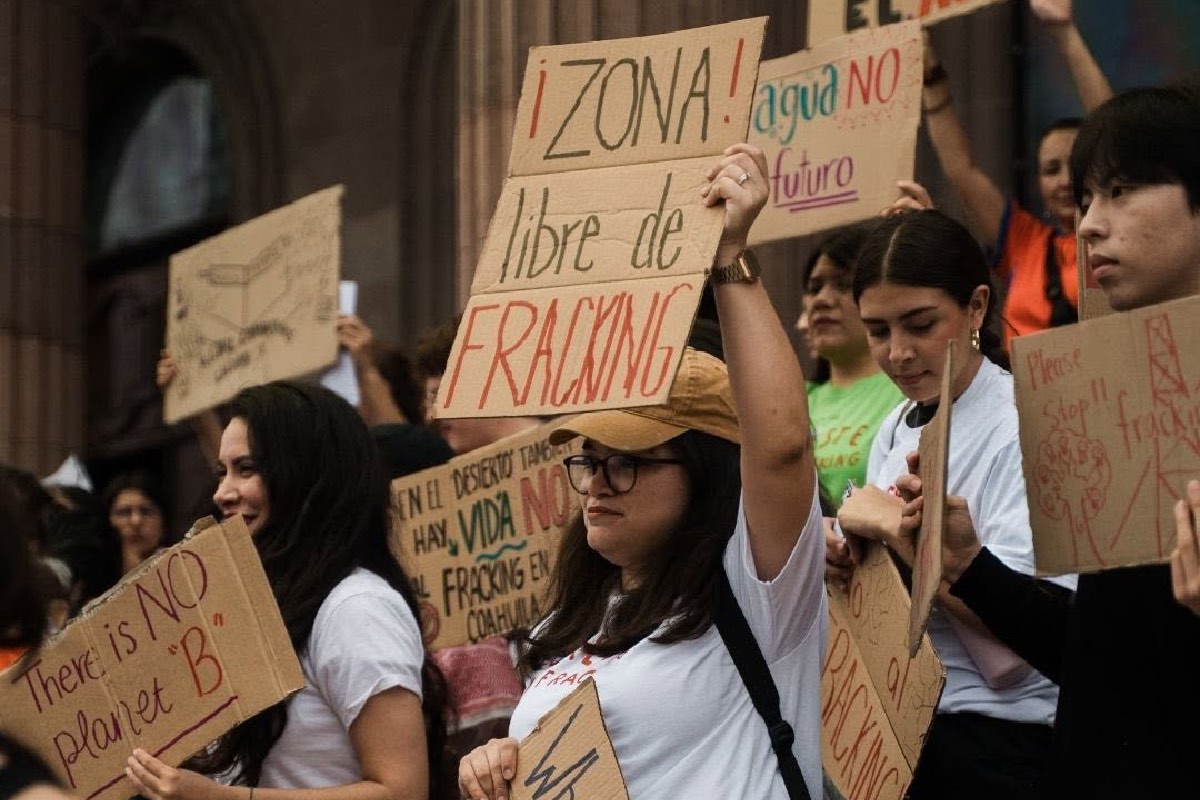 Activistas y habitantes de San Luis Potosí, Veracruz y Coahuila rechazan el uso del fracking en México