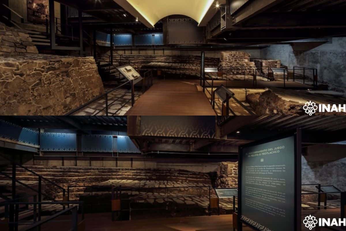 inah templo ehecatl juego de pelota tenochtitlan
