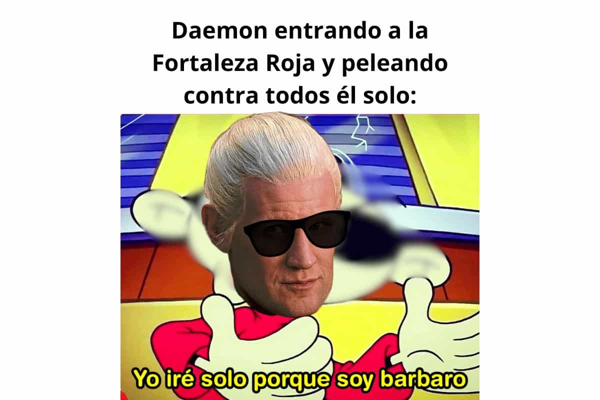 la casa del dragón 3x03 memes daemon
