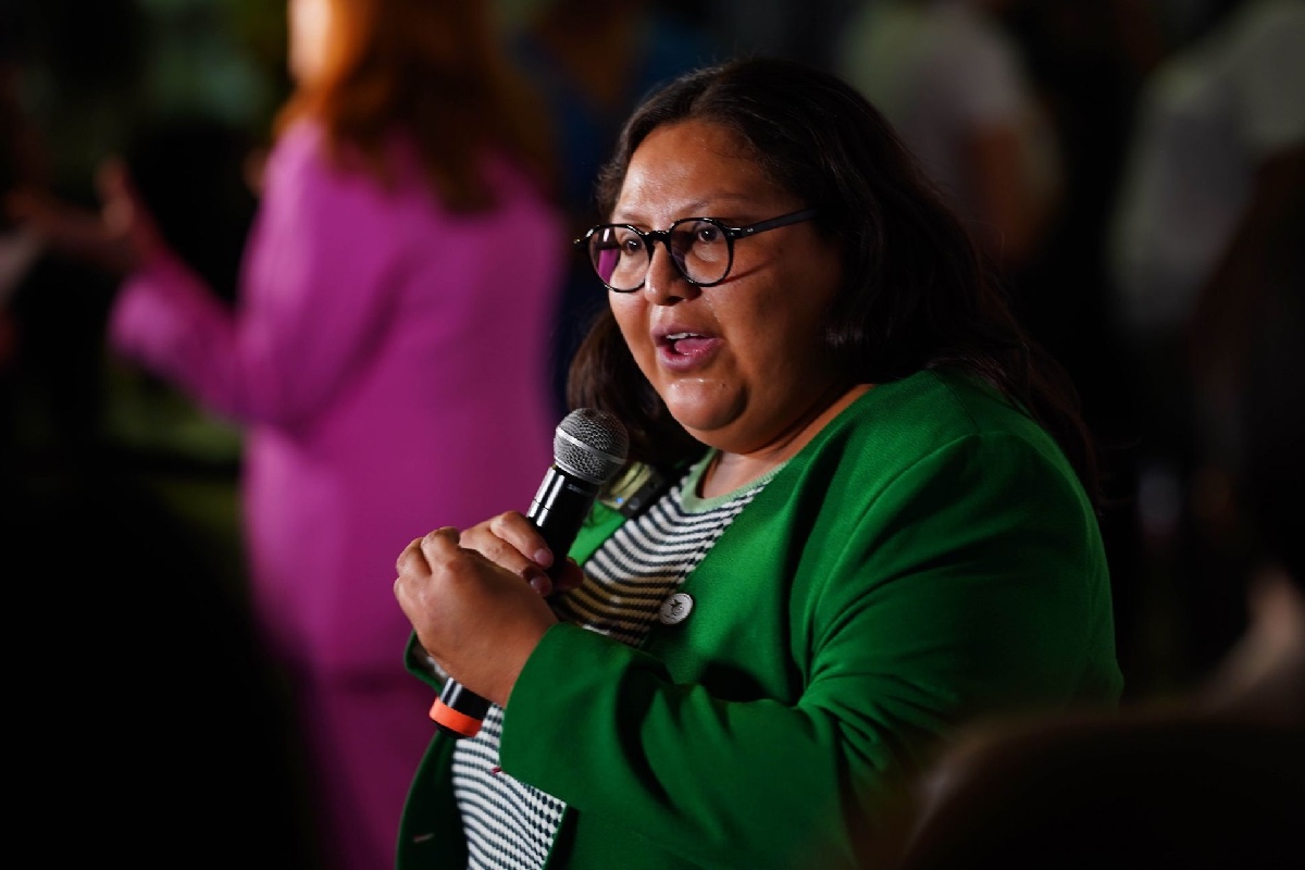 Citlalli Hernández, presidenta de la Comisión Nacional de Elecciones del Morena