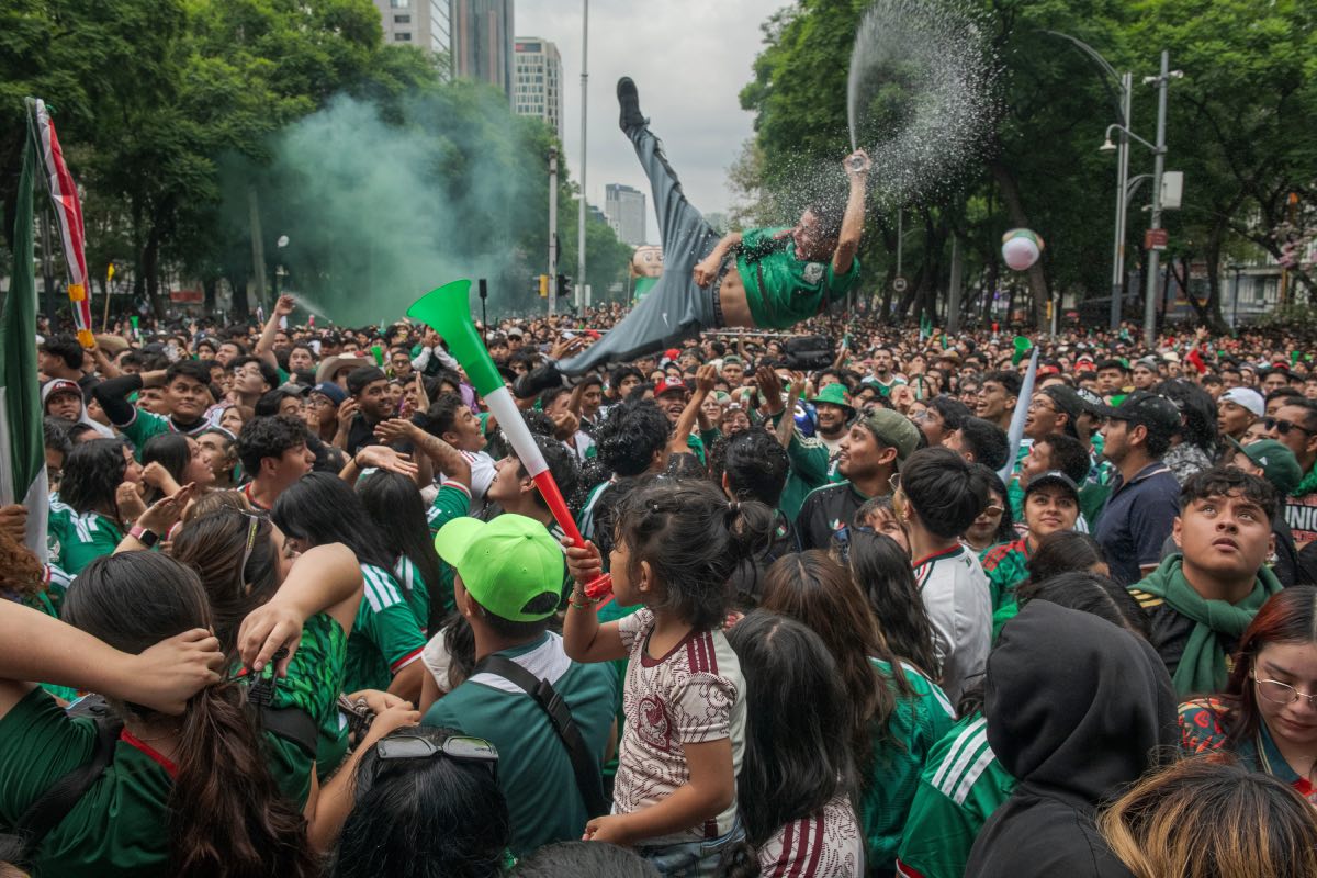 Nada pudo contener la euforia de los mexicanos