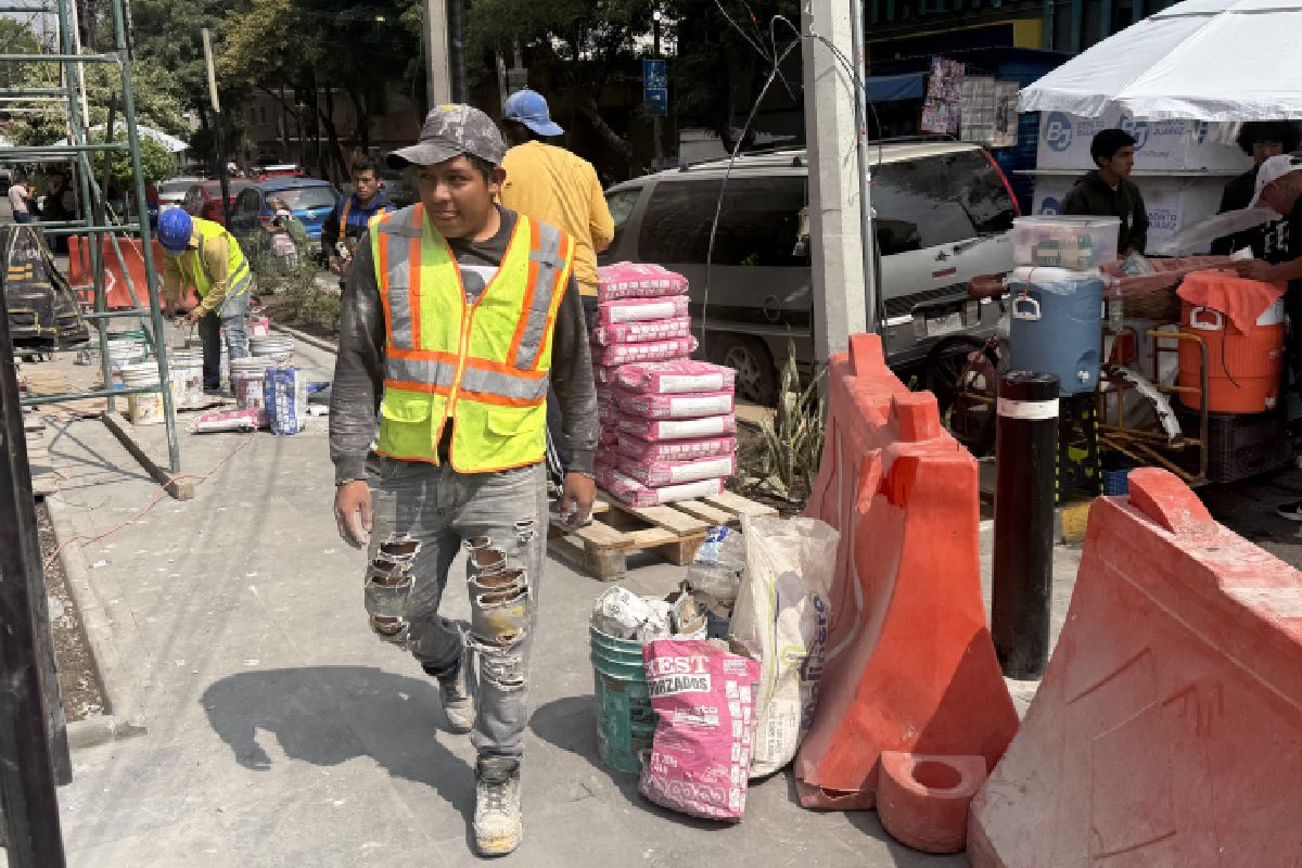 Las obras impiden que capitalinos lleguen a tiempo a sus compromisos