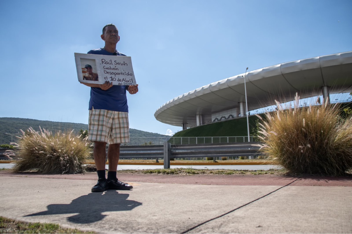 Raúl Servín, activista y padre buscador