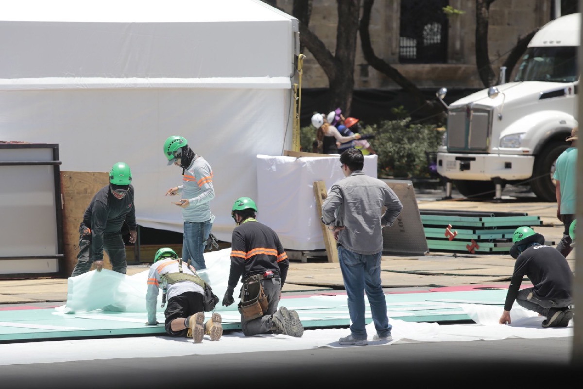 Preparativos previos al Fan Fest