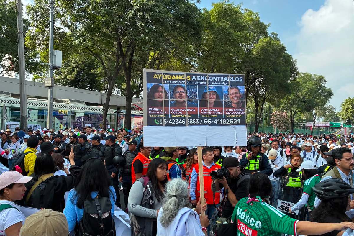 Familiares de personas desaparecidas exigieron justicia durante el primer día del Mundial 2026