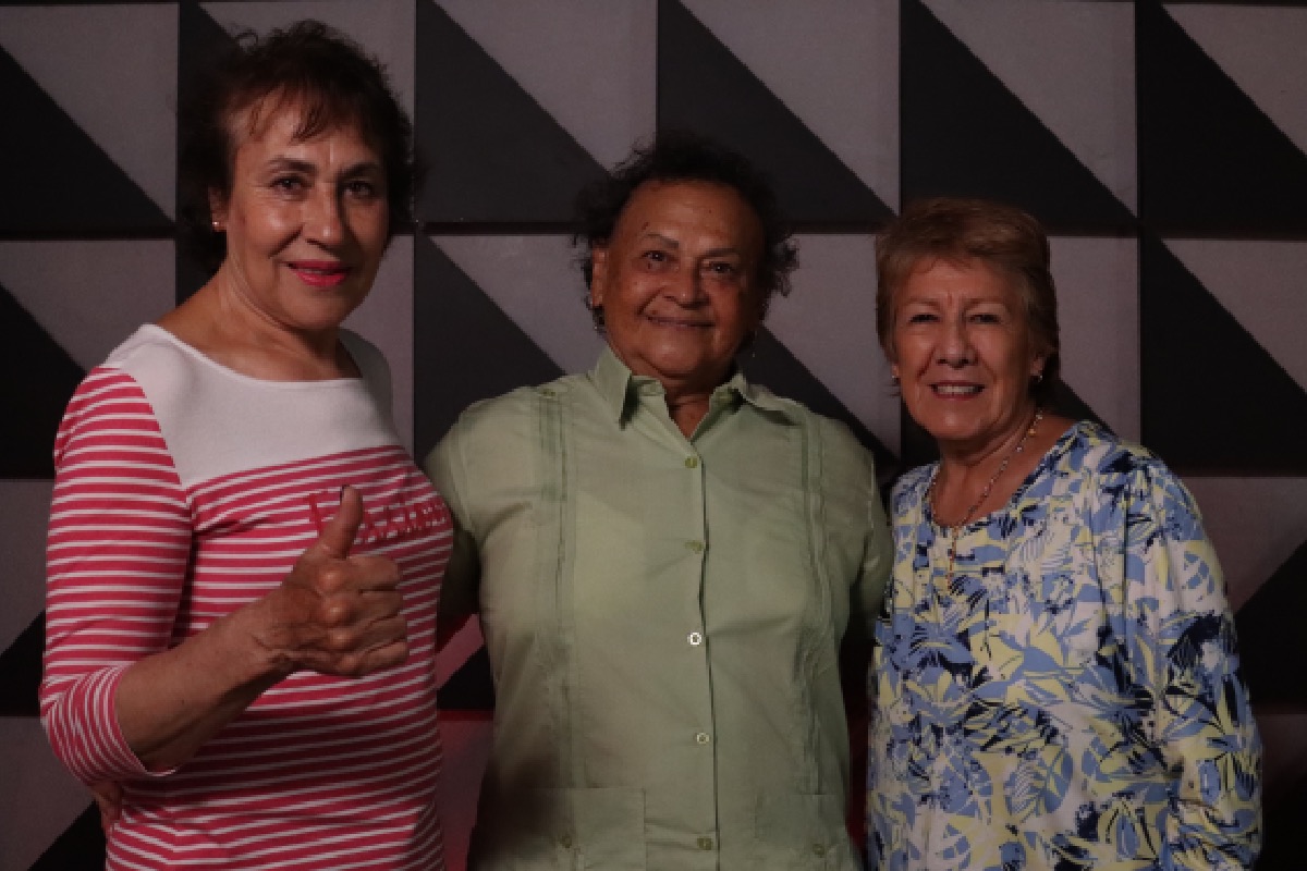 Alicia “La Pelé” Vargas, Elvira Aracén Sánchez, y María de Lourdes de la Rosa