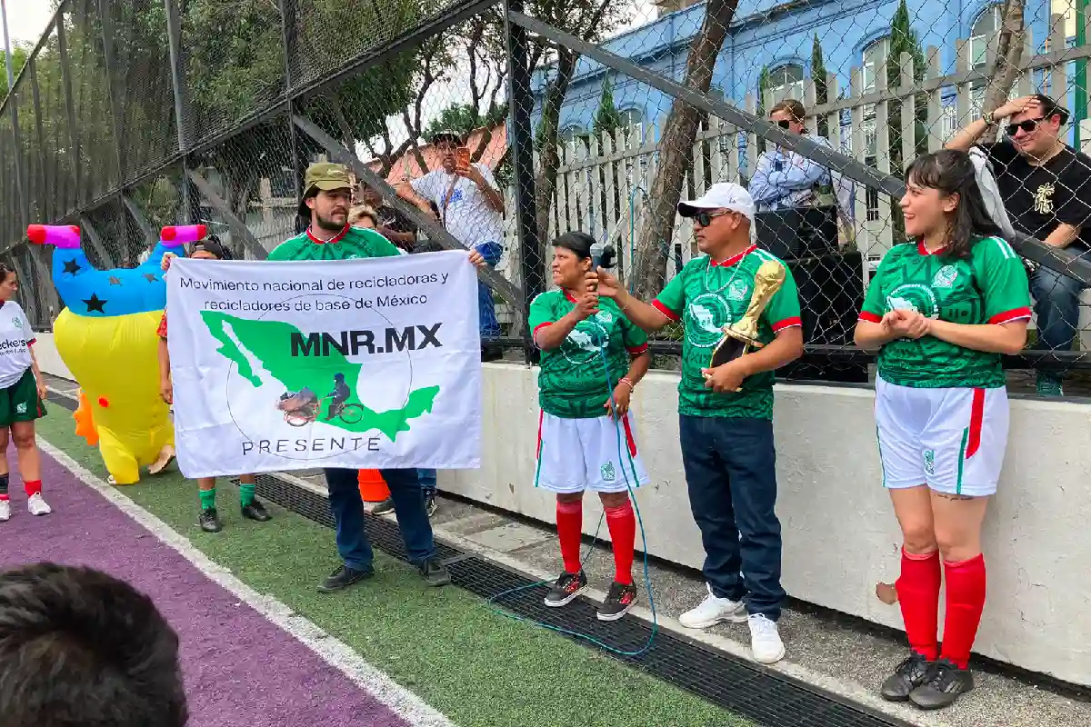 Mundialito por los derechos laborales; personas Recicladoras de base ganan la copa